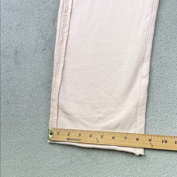 NEW Frank & Eileen XS 100% Cotton Bella Women's Pink Wide Leg Pants, Made in USA - Picture 4 of 12